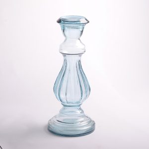 Candelabro cristal azul