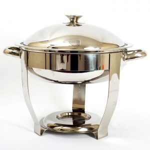 Chafing dish pequeño redondo