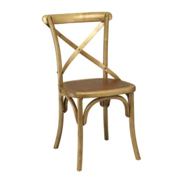 Silla de Madera Cross Back