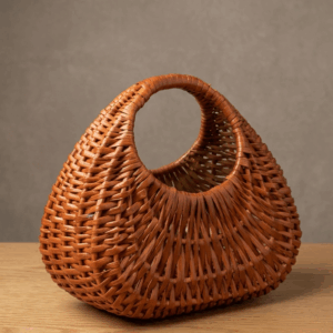 Canasta para flores rattan 11'' x 10''