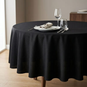 Mantel visa negro 60" redondo 2027